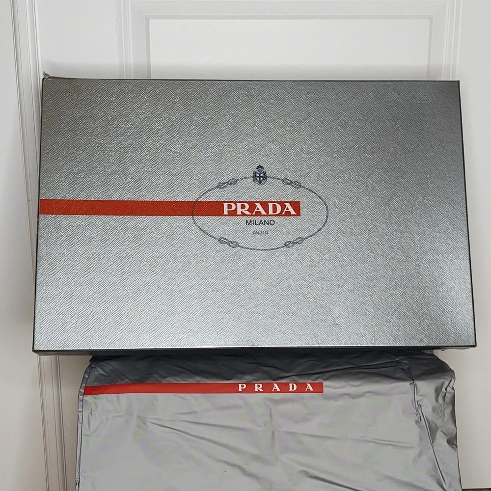 🖤♥️PRADA♥️🖤Lug Sole High Heel Black Deerskin Boot, size 41 (US 11), 🆕 - Picture 14 of 16